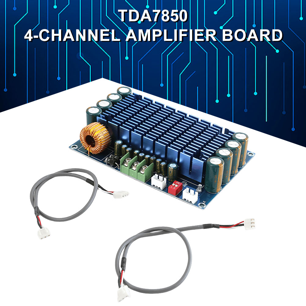 Audio Amplifier Board - XH-M180 TDA7850 Стереофоническая цифровая плата усилителя