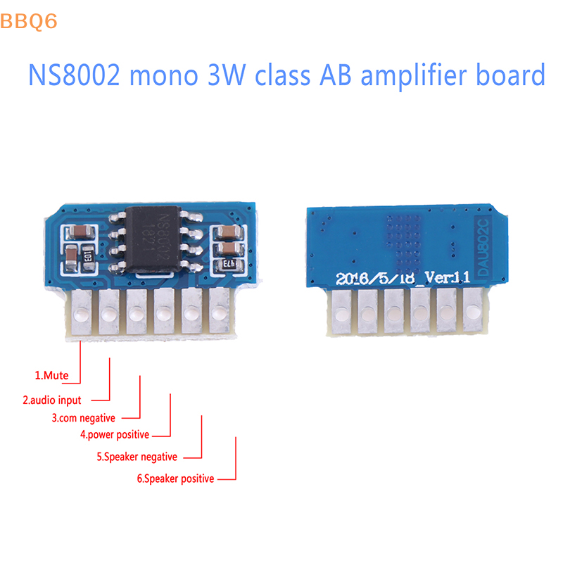 Audio Amplifier Board - 1/2/5 шт. Мини-усилительный модуль 3 В,