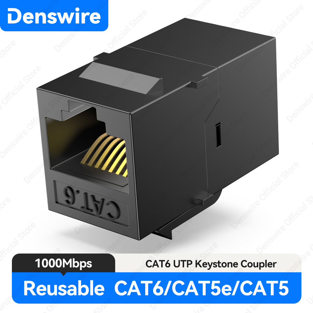 Rj45 Jack - Соединитель Denswire RJ45 CAT6 Keystone Jack,