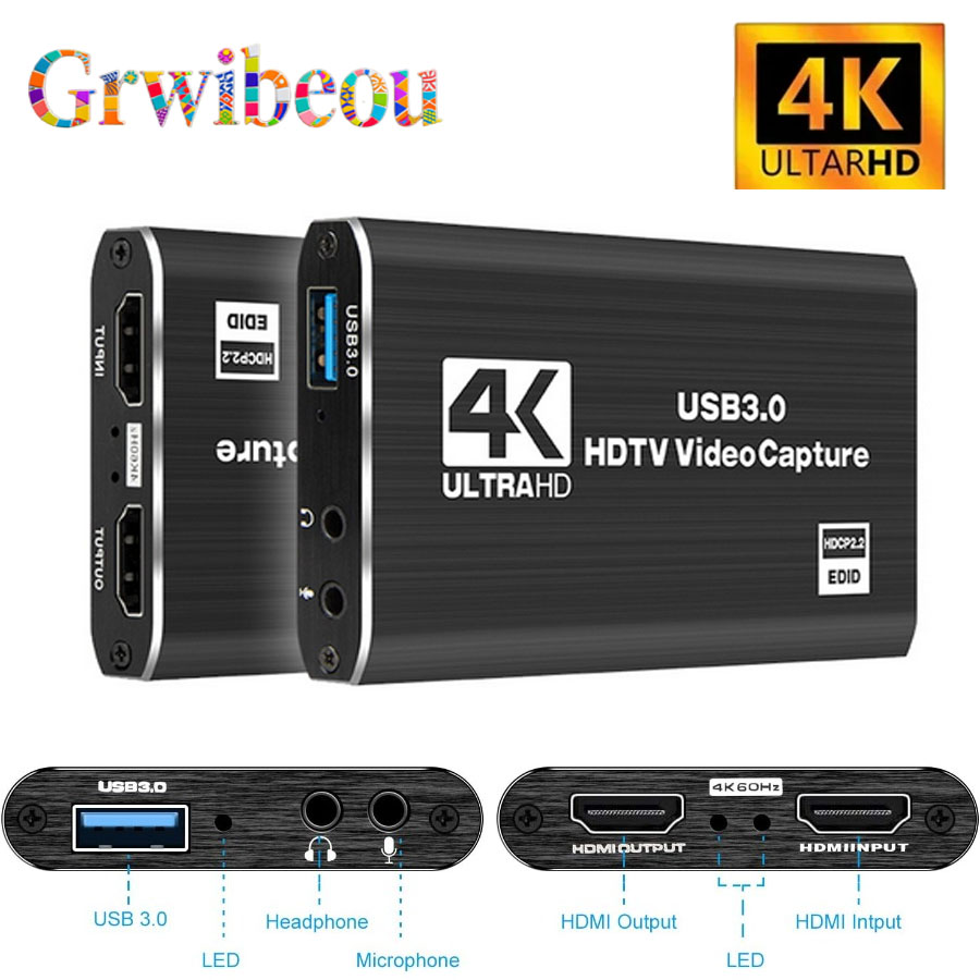 Usb Sound Card - 4K USB 3.0 карта видеозахвата HDMI-совместимый
