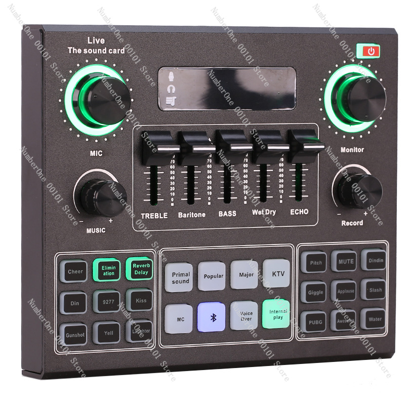 Usb Sound Card - Звуковая карта V9, набор микрофонов, звуковая