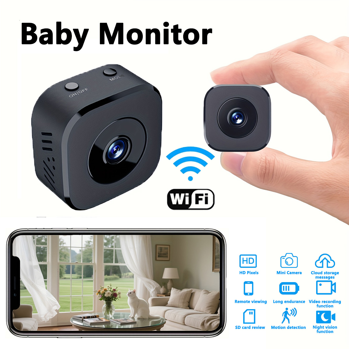 Usb Sound Card - 1080P HD Мини Wi-Fi камера Внутренняя