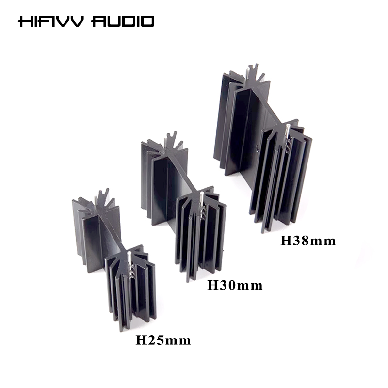 Heatsink Aluminum - 5 шт. радиаторов-теплоотводов TO-220 для триодов