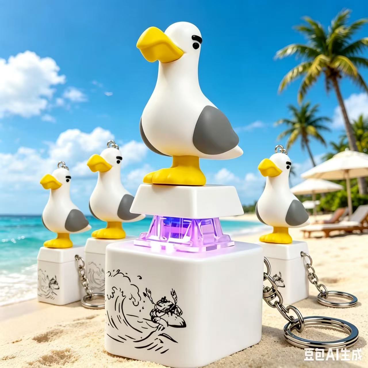 Usb Sound Card - Брелок-клавиатура 2007 Seagull Mine, USB-клавиатура с