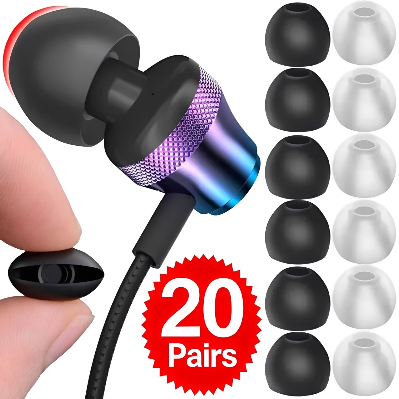 1-20 пар мягких силиконовых см – обзор и цена Headphone Parts