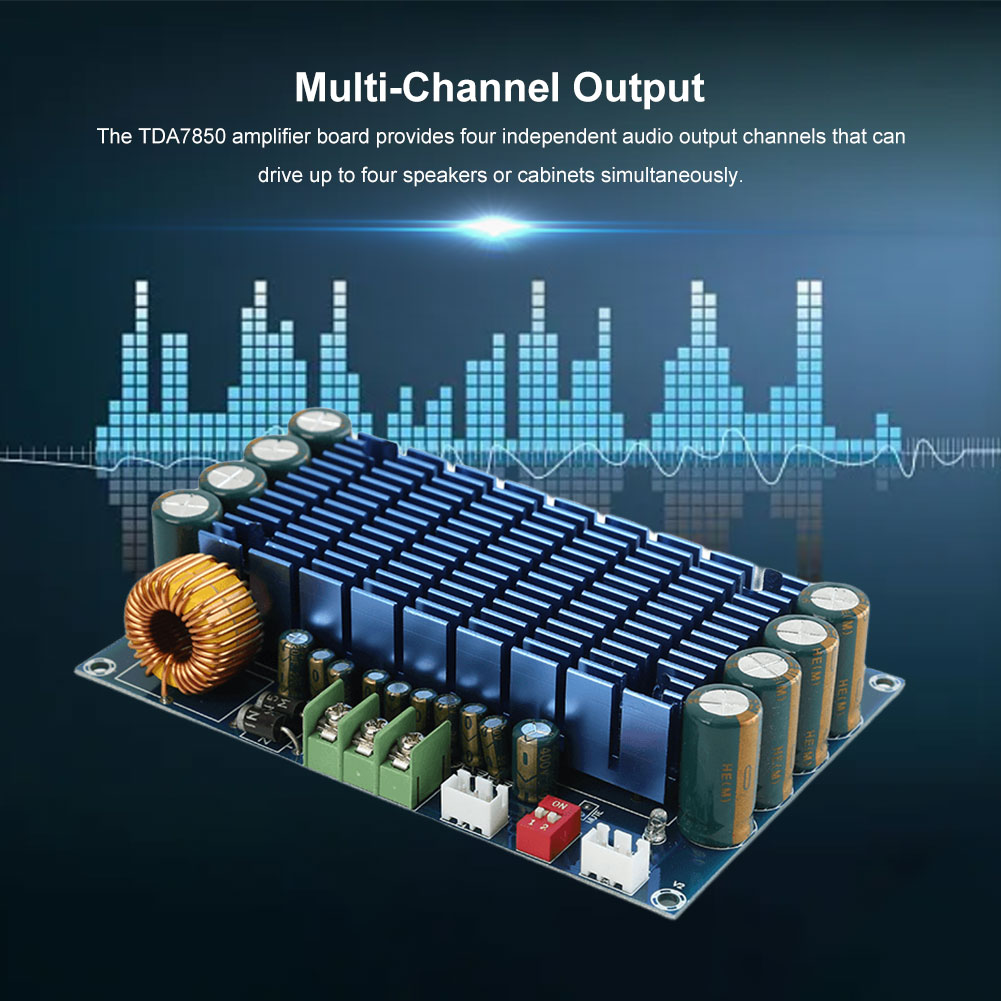 XH-M180 TDA7850 Стереофоническ – обзор и цена Audio Amplifier Board