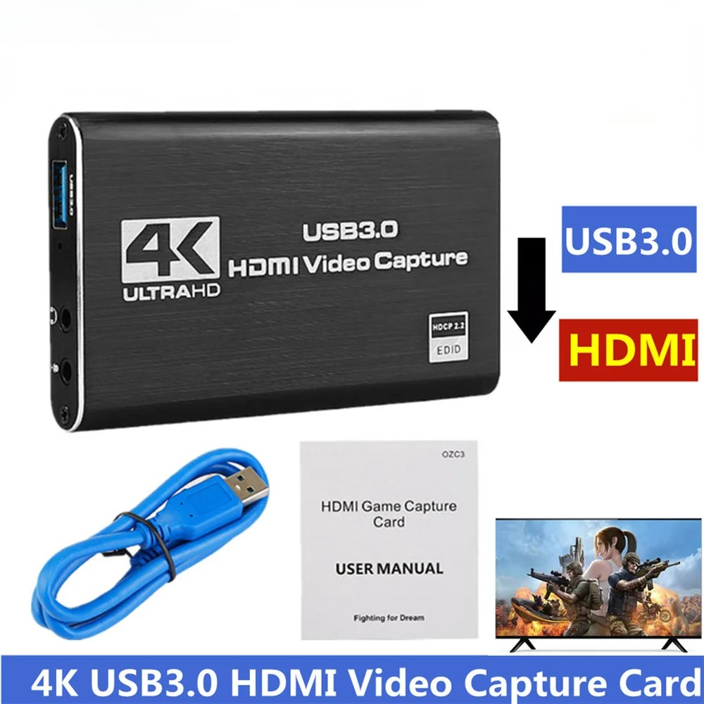 Карта видеозахвата 4K USB 3.0, – обзор и цена Usb Sound Card