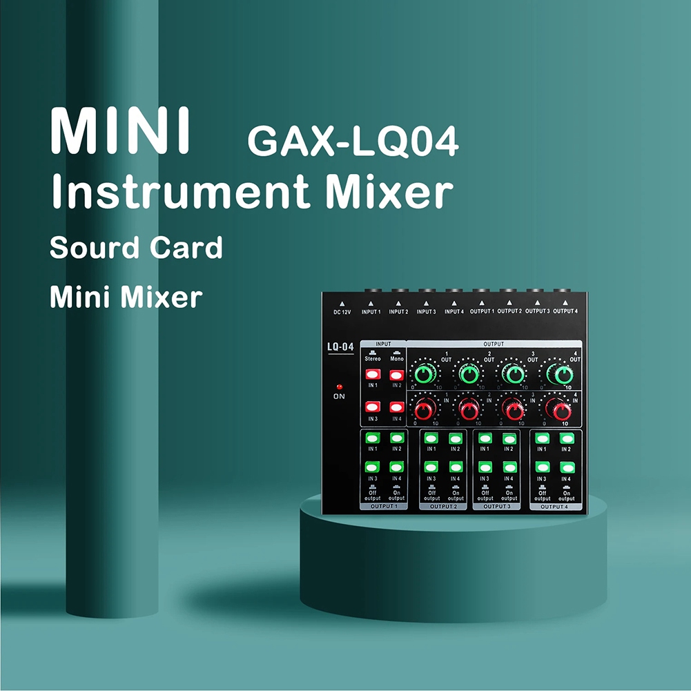 (MEOF) -LQ04 4-канальный микше – обзор и цена Headphone Amplifier