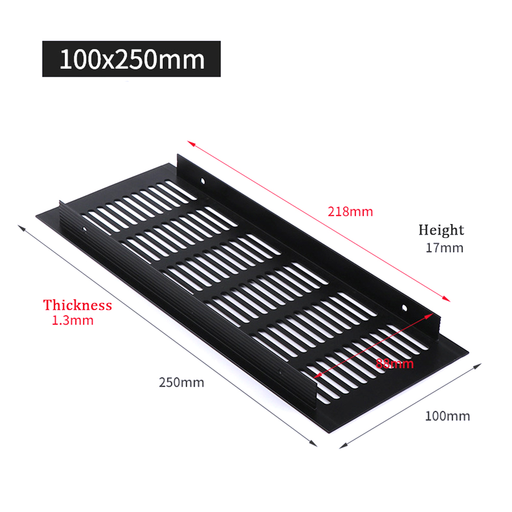 150/200/225/250/300/350/400 мм – обзор и цена Ventilation Grille Aluminum