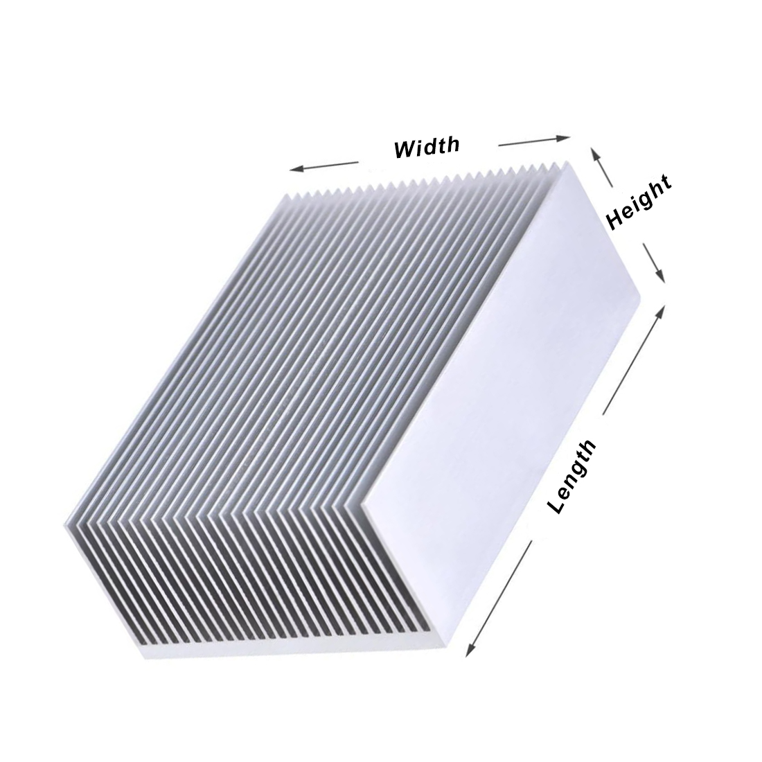 50x60x26 мм — экструдированный – обзор и цена Heatsink Aluminum