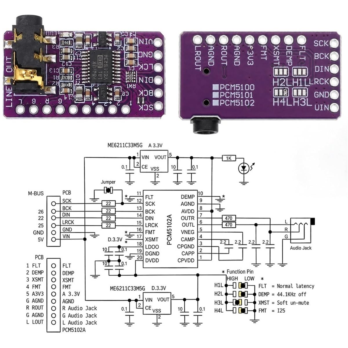 2 шт. декодер IIS PCM5102A, мо – обзор и цена Pcm5102