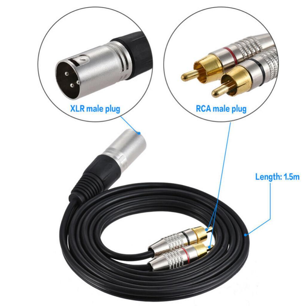 Кабель-разветвитель XLR для ау – обзор и цена Audio Cable Rca