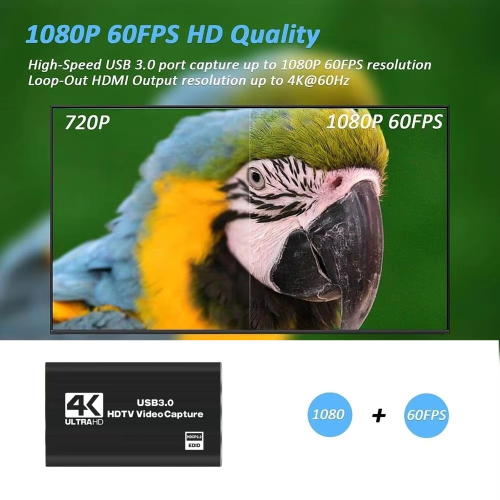 Карта видеозаписи Roreta 4K US – обзор и цена Usb Sound Card