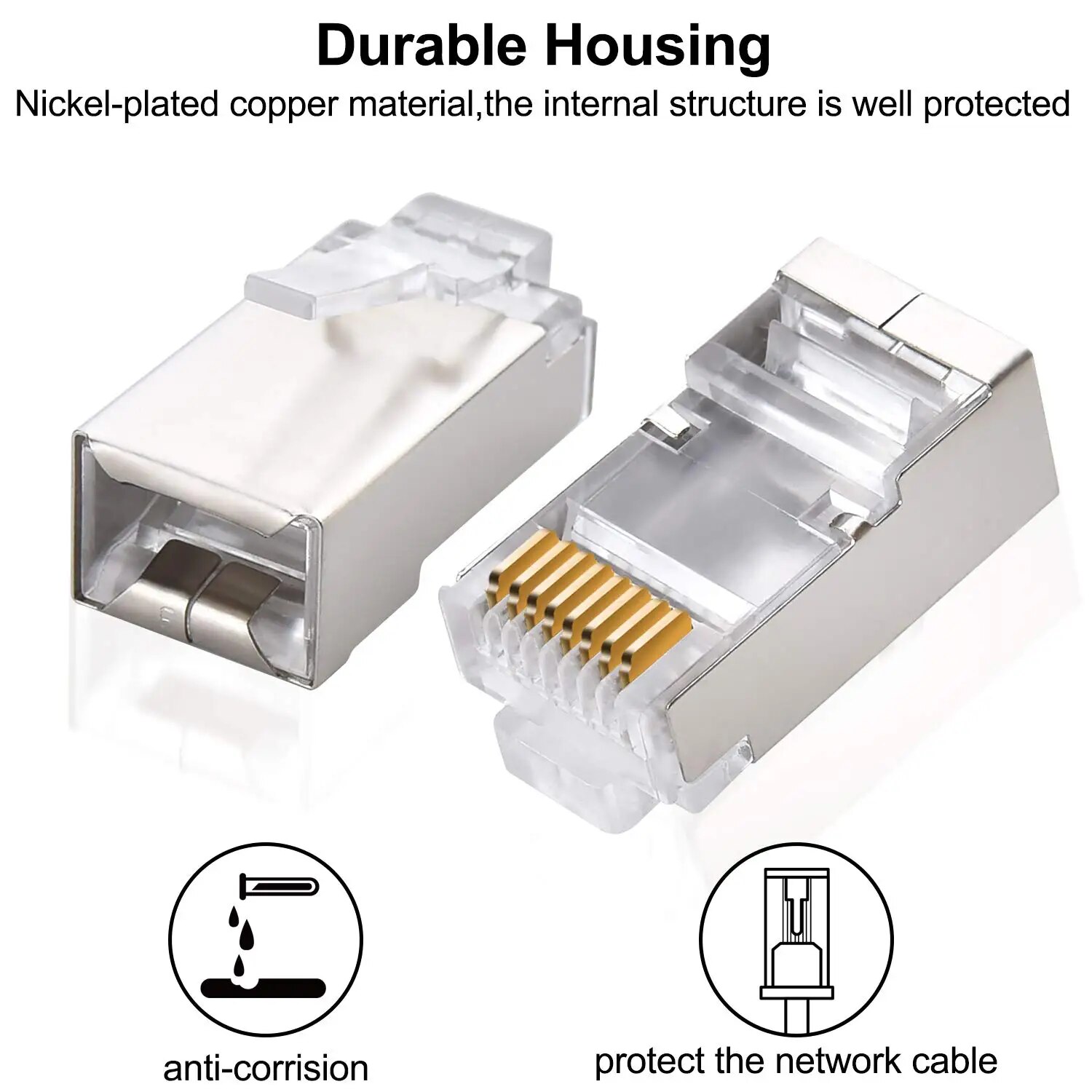 ZoeRax 50 шт. разъемы Cat6 RJ4 – обзор и цена Rj45 Jack