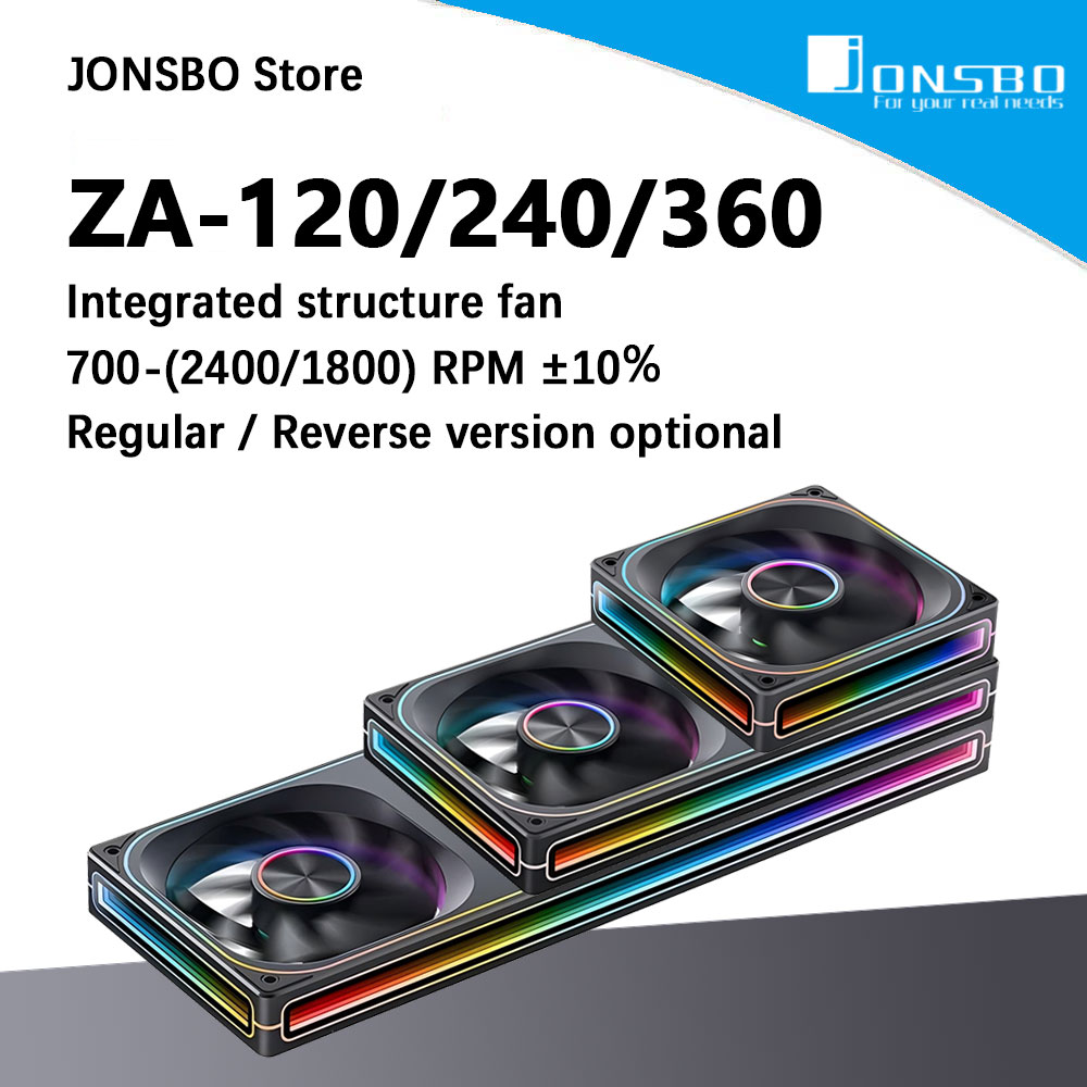 JONSBO ZA-120/240/360 ARGB 12/ – обзор и цена Heatsink Aluminum