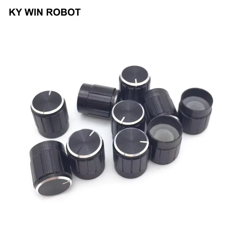 10 шт. 15*17 мм потенциометр и – обзор и цена Knob Aluminum