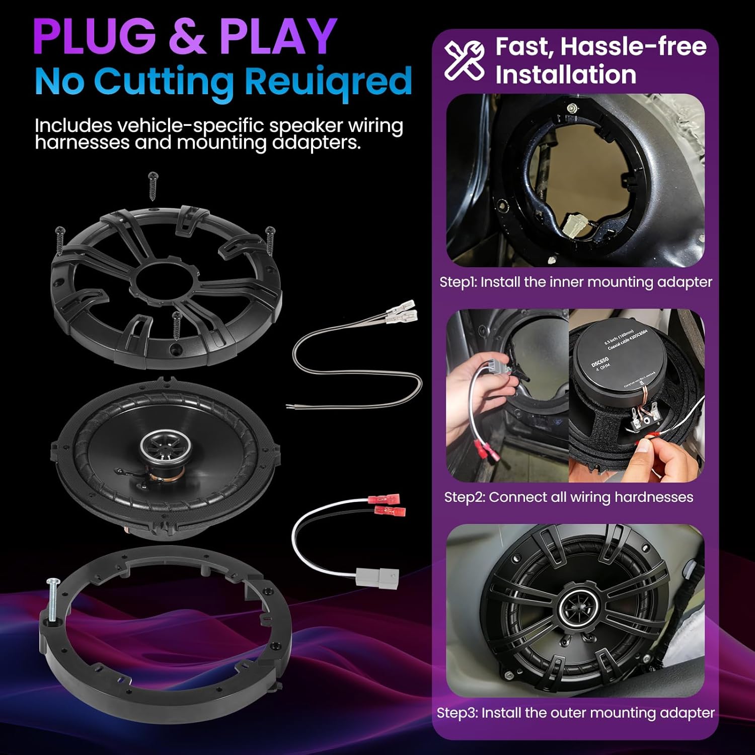 Комплект коаксиальных автомоби – обзор и цена Speaker Kit