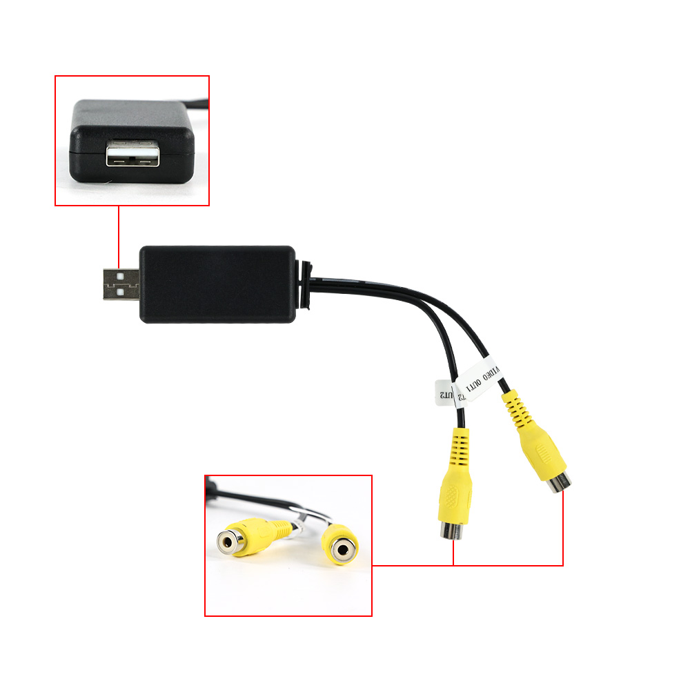Адаптер видеовыхода USB к CVBS – обзор и цена Audio Cable Rca